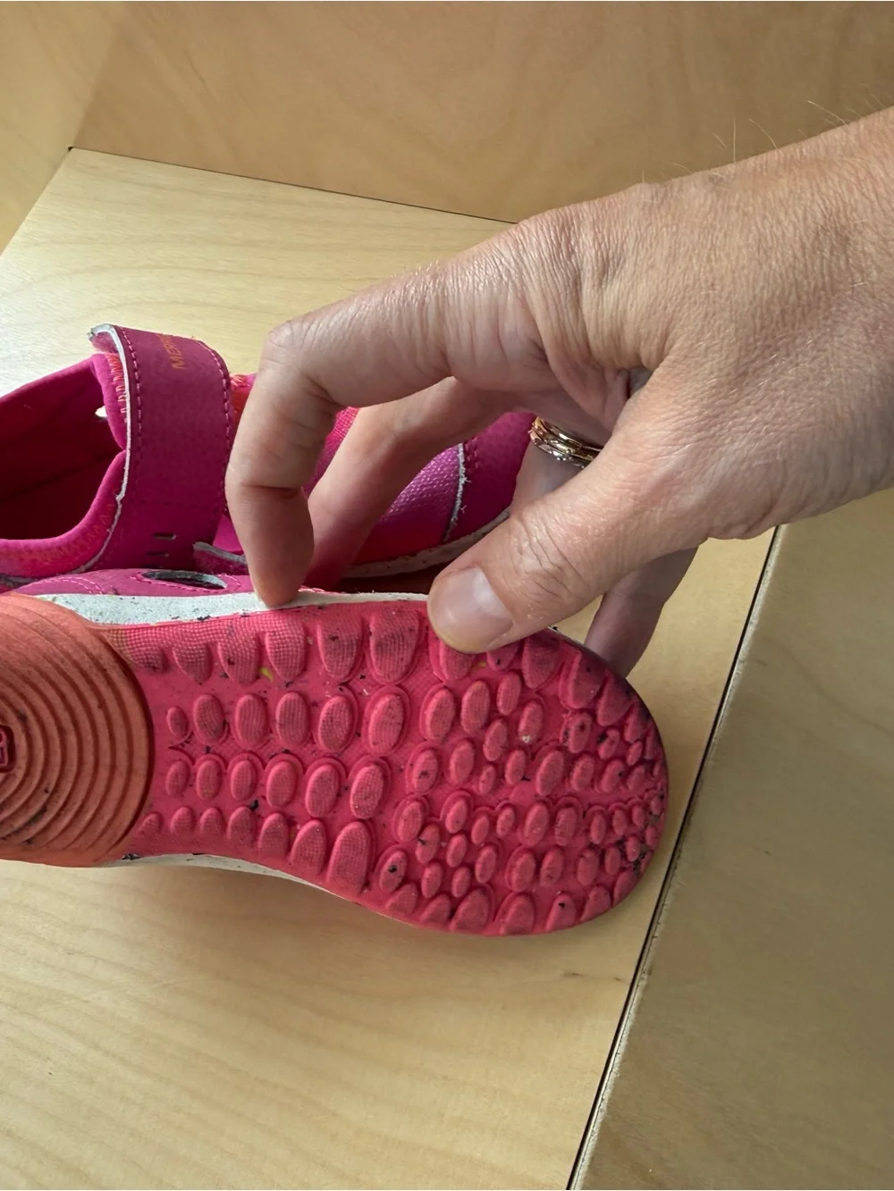 Merrell Kids Magenta-Pink Slip-On Active Sandals